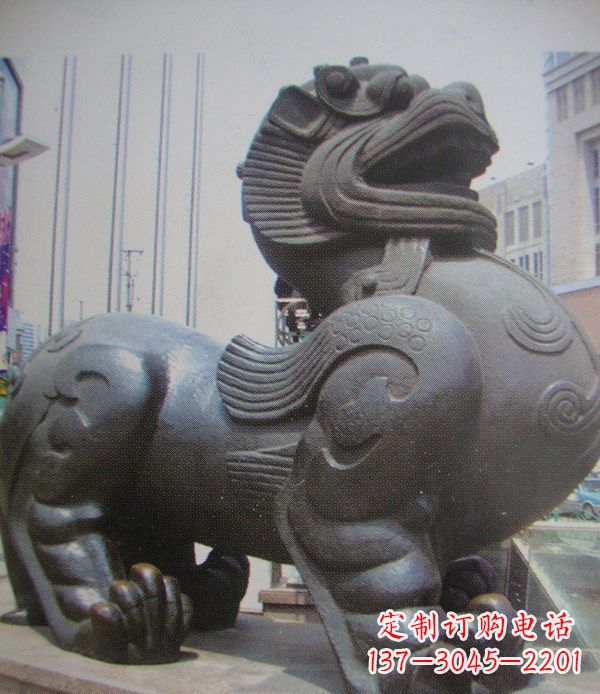 温州中领雕塑:精致貔貅古代神兽铜雕