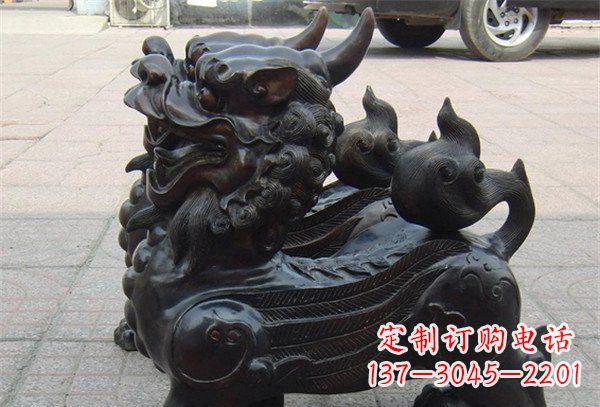 温州象征保护，美轮美奂的貔貅辟邪神兽铜雕