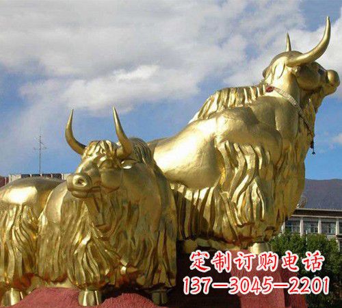 温州牦牛铜雕,传承西藏文化的质朴美感