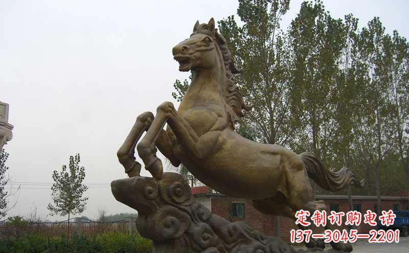 温州领雕塑专业设计制作高端精美的马铜雕,装饰…
