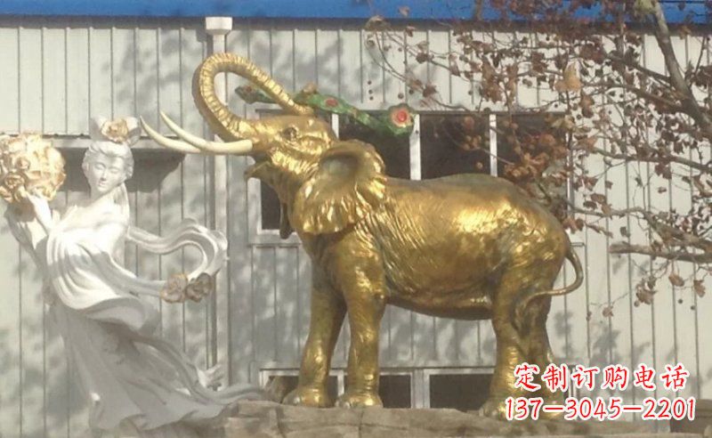 温州铜质大象雕塑,令人惊叹的精湛工艺