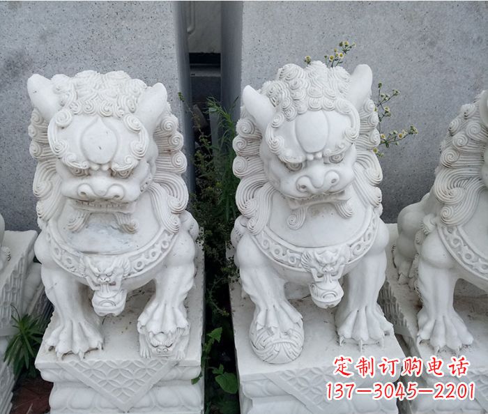 温州中领雕塑大理石狮子雕塑