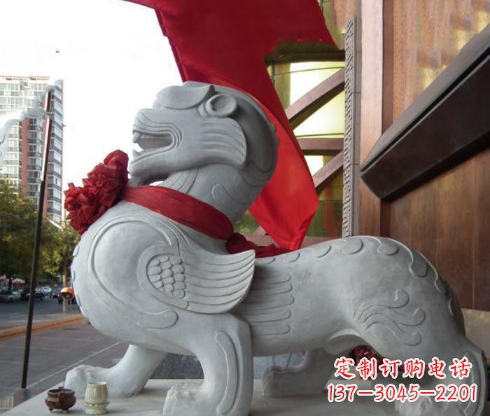 温州中领雕塑的貔貅石雕,祈福安康守护您的家