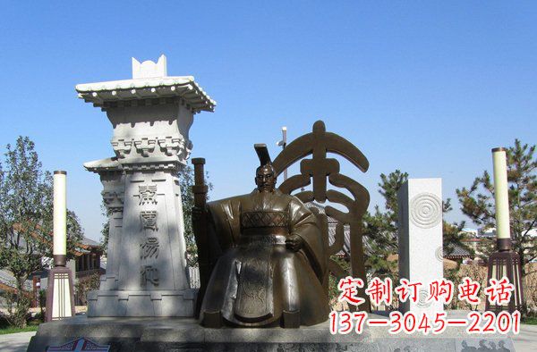 温州秦始皇雕塑,精致细腻,传承历史之美
