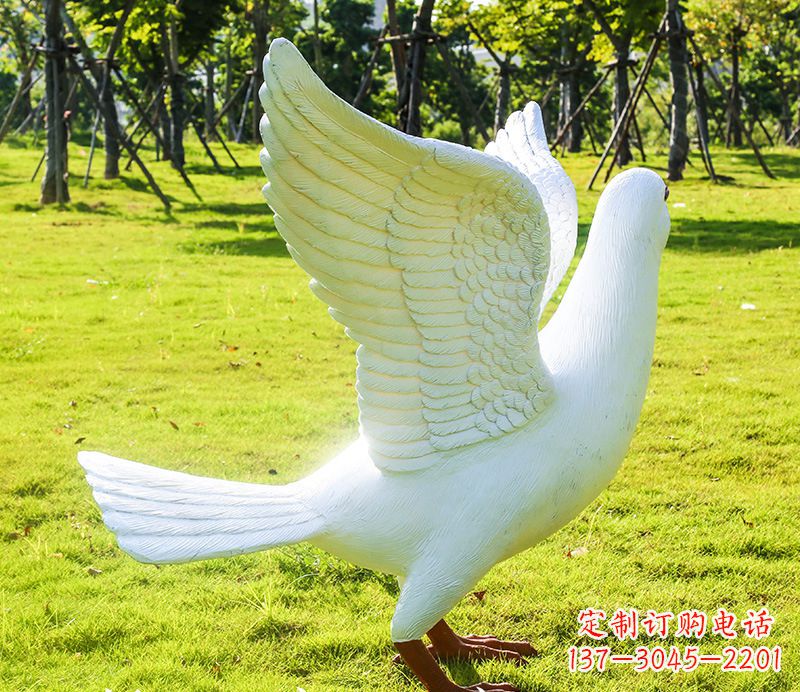 温州以和平鸽为灵感,用雕塑记录世界和平