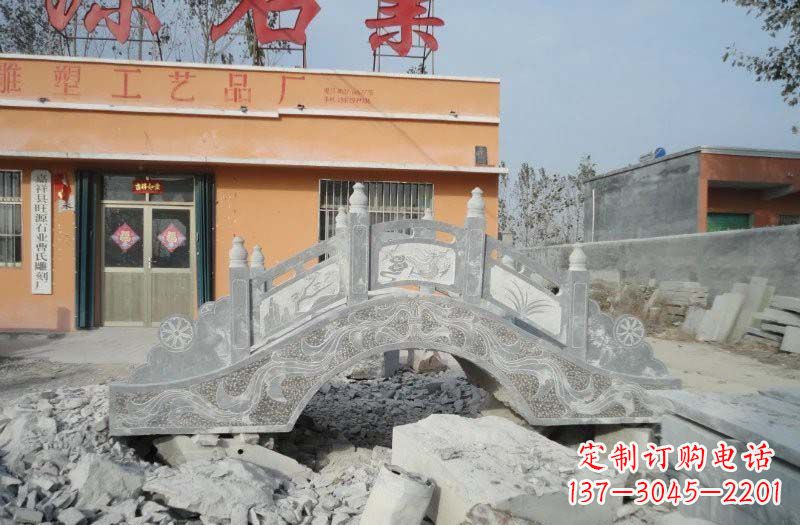温州青石仿古拱桥雕塑，令领雕塑为您打造