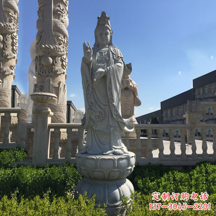 温州精美神圣的观音菩萨石雕塑