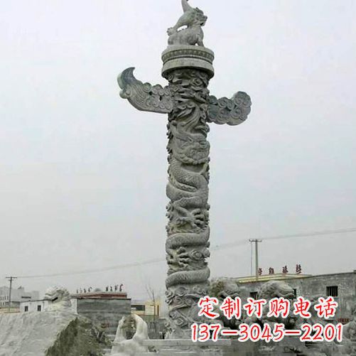 温州青石华表雕塑,带您领略至高贵的艺术之美