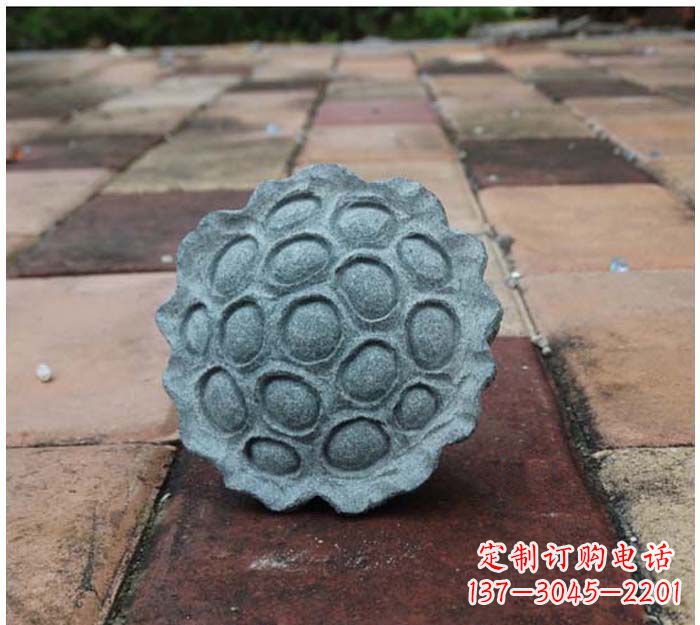 温州青石莲蓬公园景观雕塑,给城市添彩