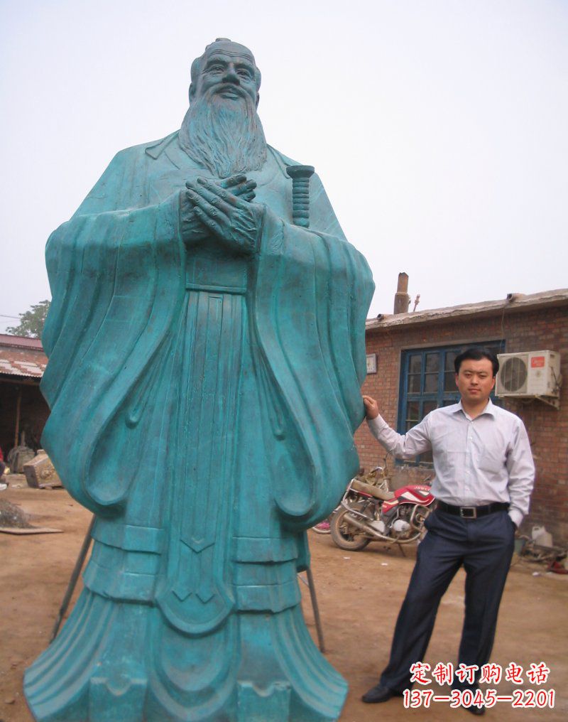 温州来自中国历史的经典孔子雕塑