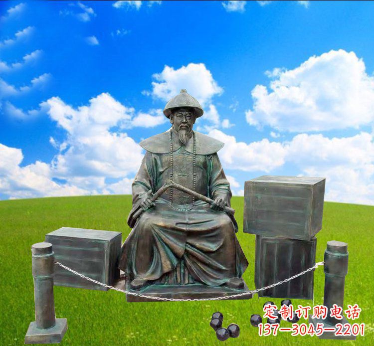 温州青铜雕刻的传奇——林则徐铜雕