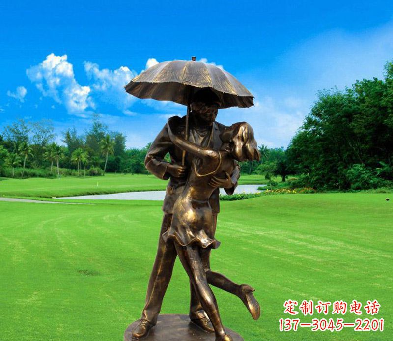 温州中领雕塑-专业制作情侣公园景观雕塑