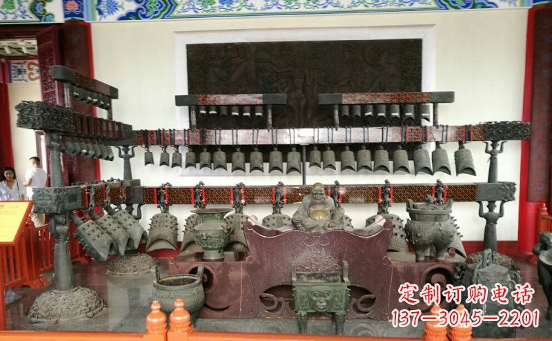 温州编钟古典铜雕,灵魂之声传承