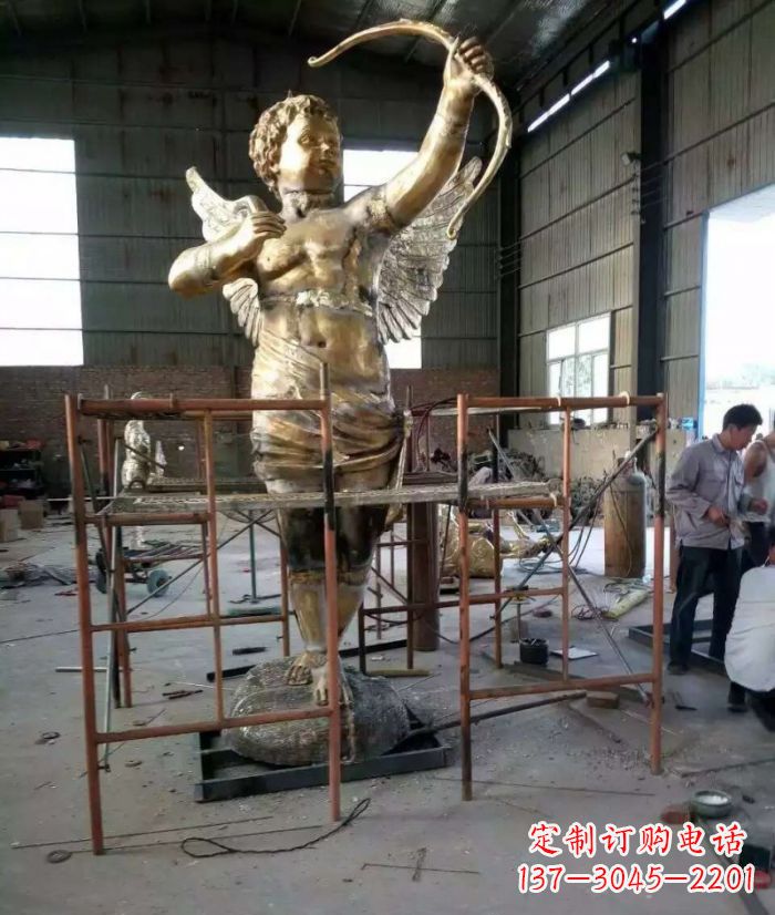 温州尊贵的丘比特铜雕塑