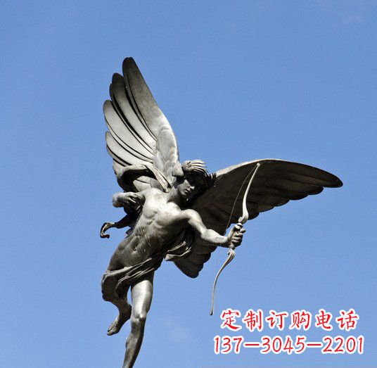 温州拥有传奇色彩的丘比特铜雕塑