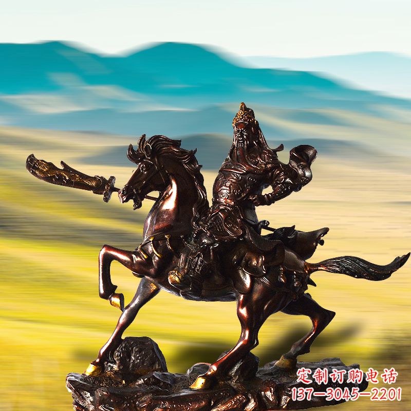 温州中领雕塑:关公铜雕,永不褪色的传奇
