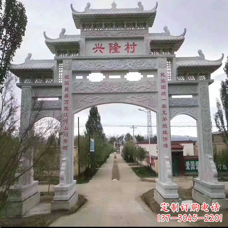 温州牌坊雕塑--武当山艺术之美