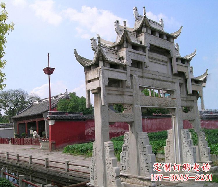 温州专业大型牌坊石雕制作
