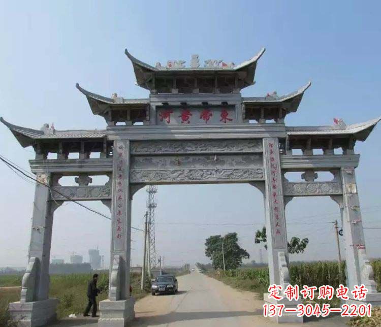温州精品牌坊石雕,令您赞叹不已