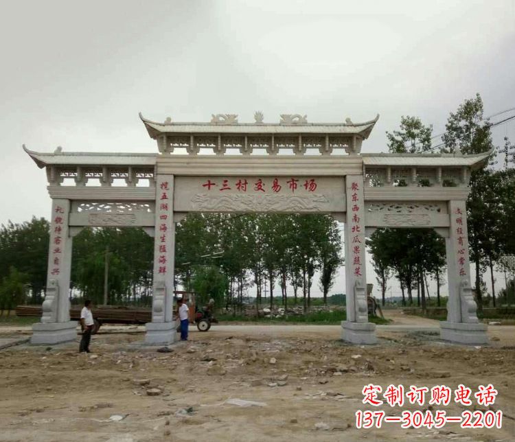 温州精美石牌坊雕塑,令你惊艳无比