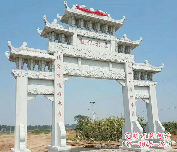 温州牌坊石雕,装点你的生活