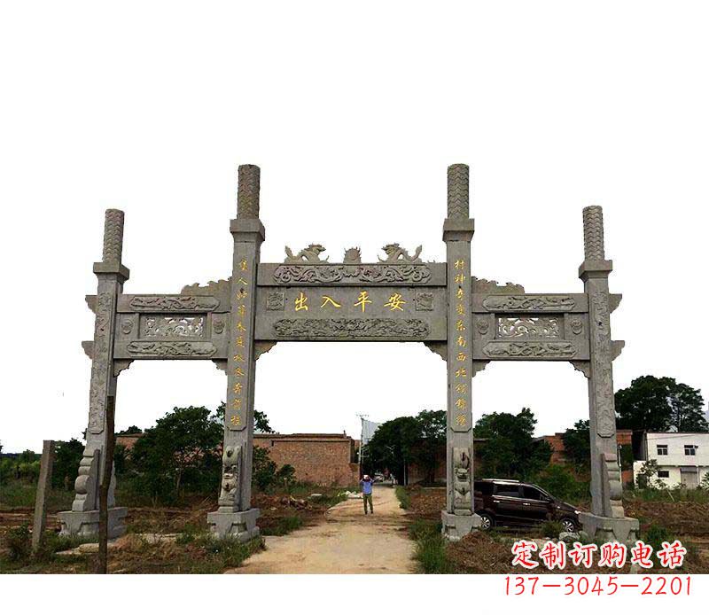 温州三门牌坊石雕——传承古文化风韵
