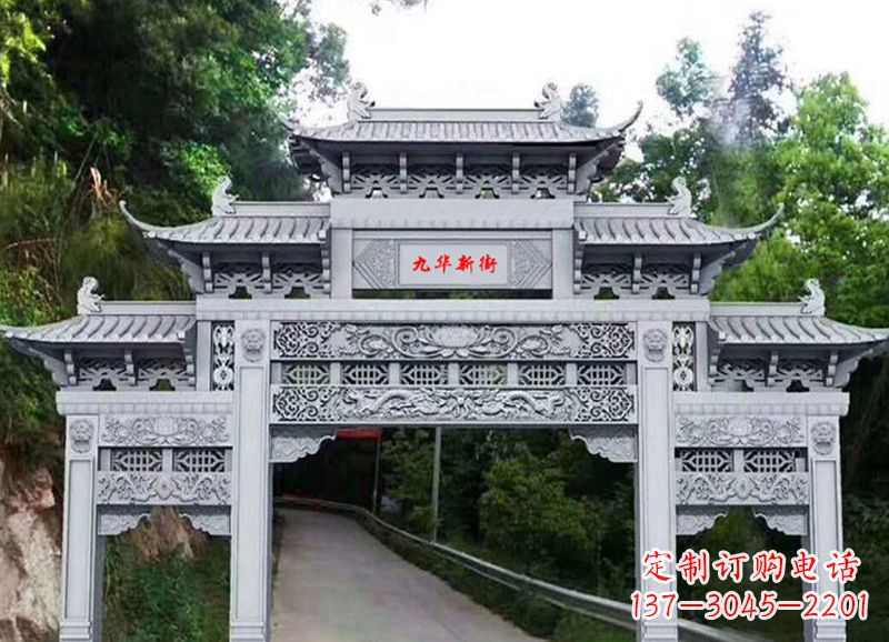 温州三门五楼石雕牌坊