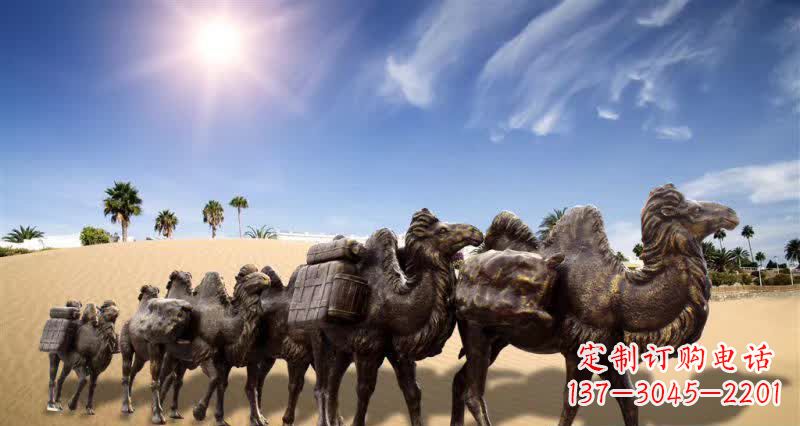 温州中领雕塑沙漠骆驼铜雕制作工艺与定制标准