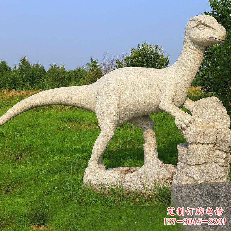 温州雕刻恐龙的砂岩艺术