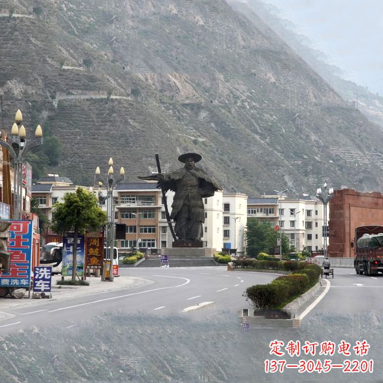 温州唯美雕塑--大禹城市街道景观雕像