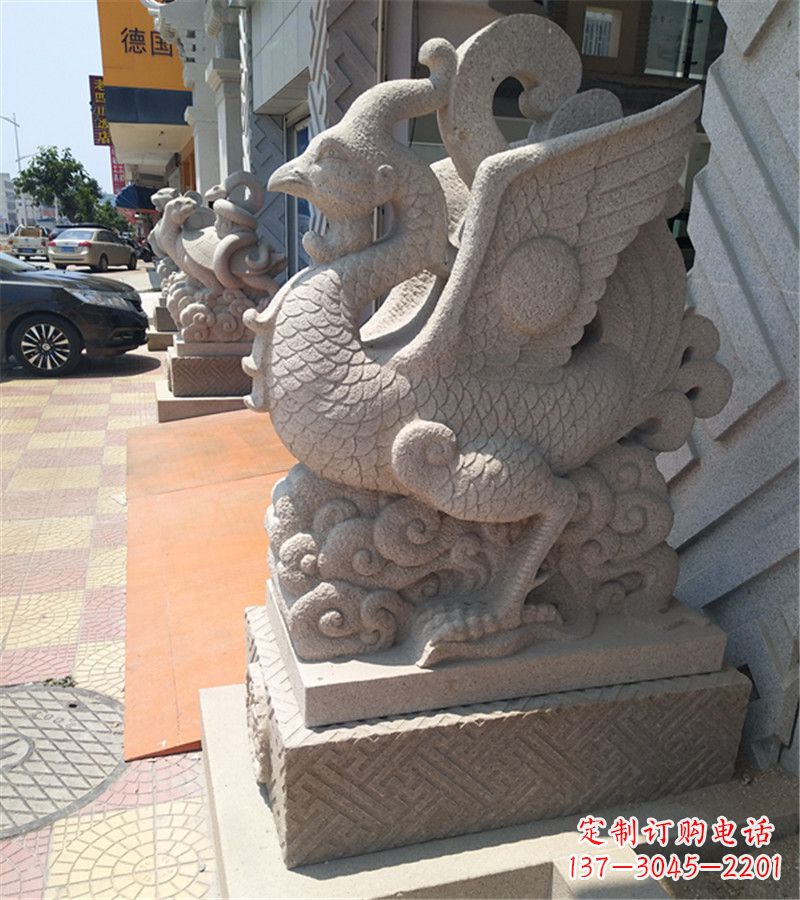 温州珠江朱雀——精美古典雕塑摆件