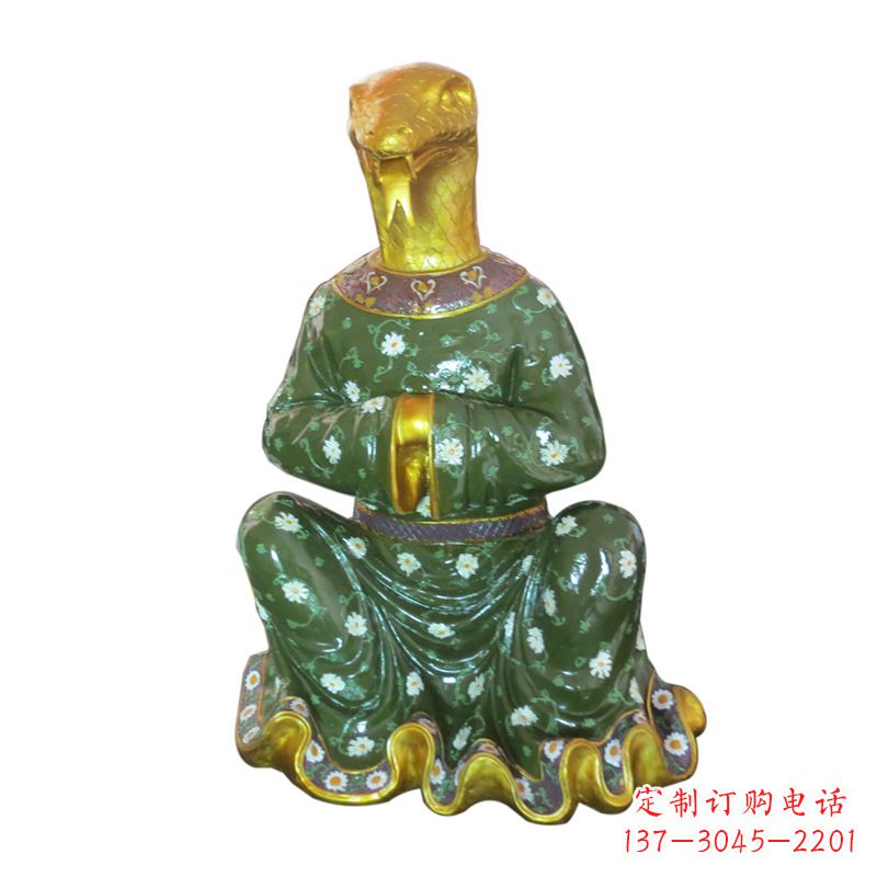 温州独特的彩绘生肖雕塑