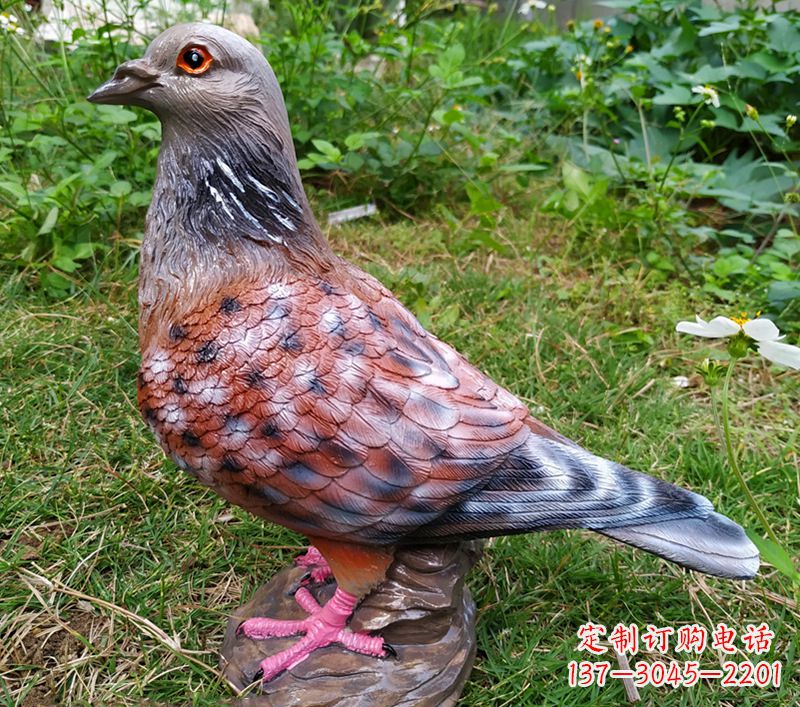 温州中领雕塑推出:传递和平象征的和平鸽雕塑