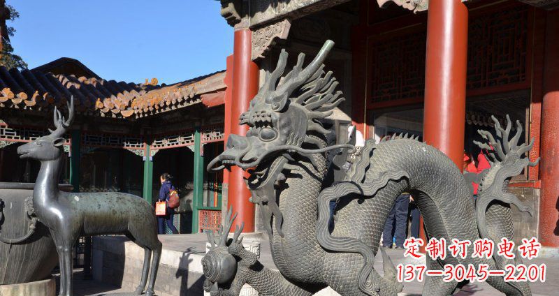 温州中领雕塑厂家的青铜神龙雕塑,以神龙作为主…