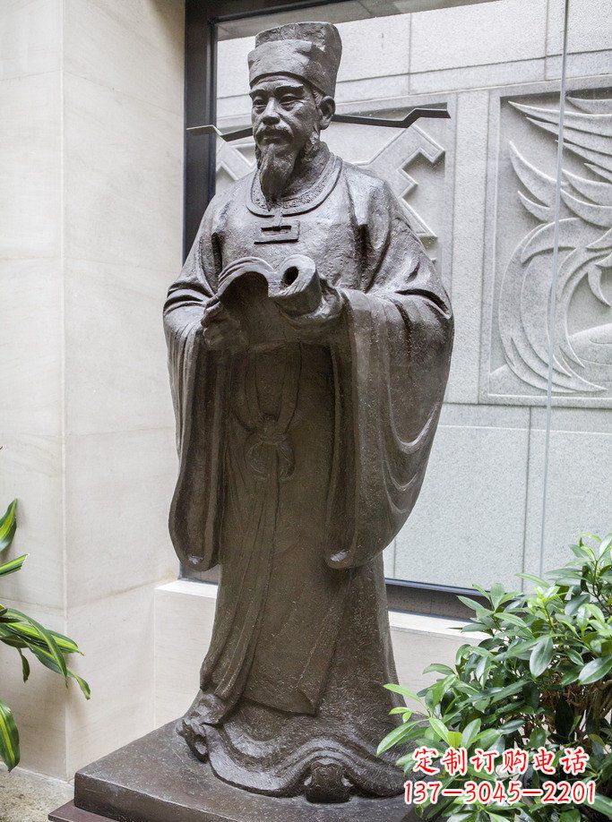 温州精美沈括古代人物铜雕