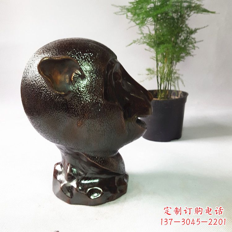 温州中领雕塑:精美艺术品——猴年生肖铜兽雕塑