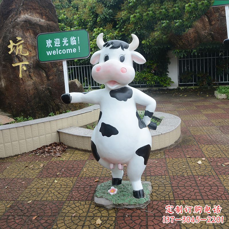 温州中领雕塑:生肖牛卡通雕塑