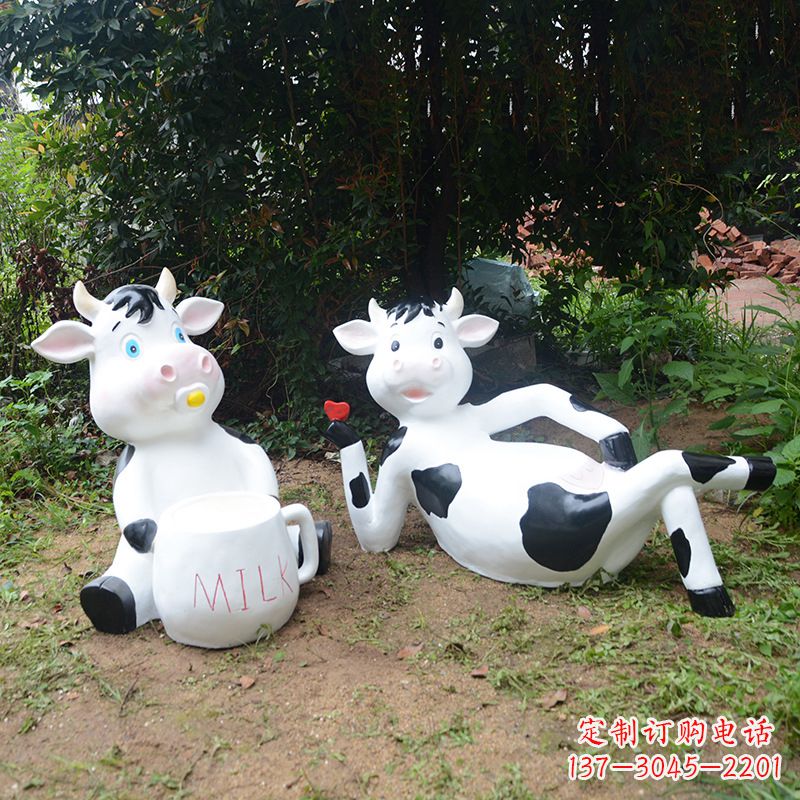 温州中领雕塑出品:生肖牛卡通雕塑
