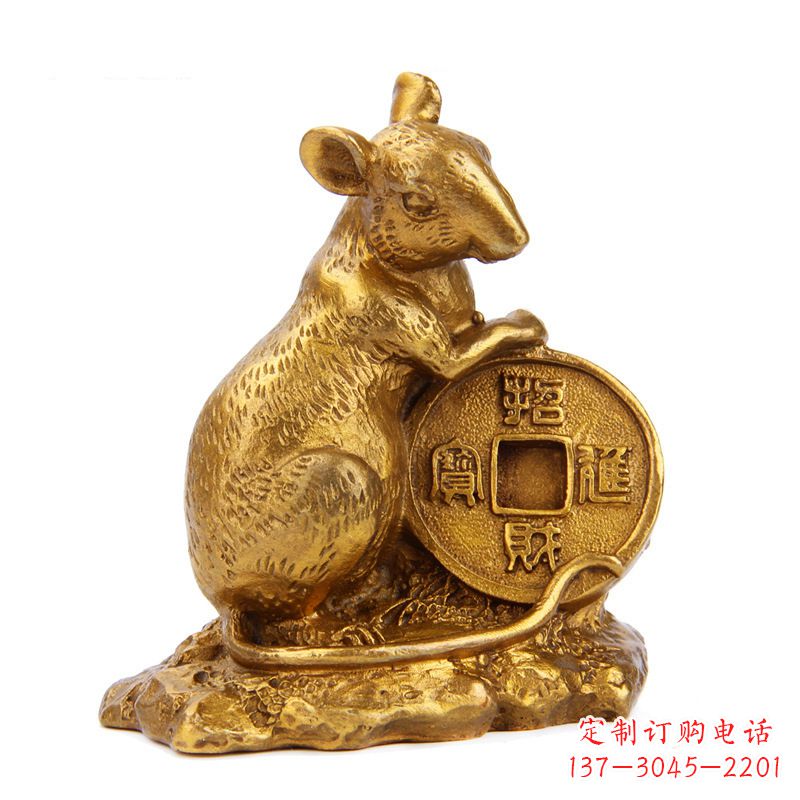 温州高质量铸铜鎏金动物雕塑