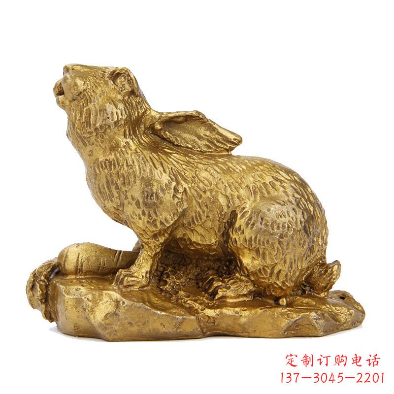 温州精美铸铜鎏金动物雕塑