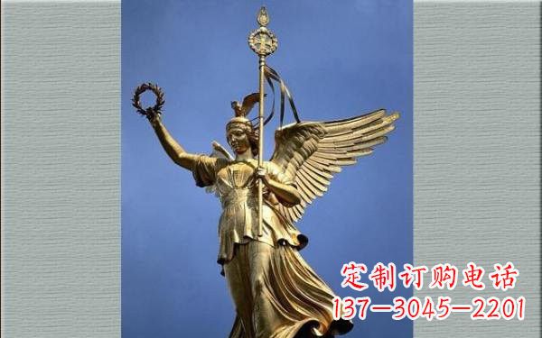 温州优雅的胜利女神铜雕