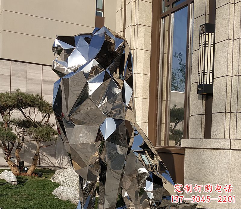 温州历史荣耀:狮子雕塑门口摆件