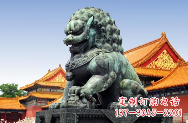温州贵族气派,古典青铜狮子雕塑
