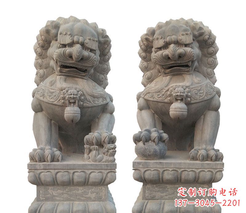 温州精美狮子石雕,让您的家居更加完美