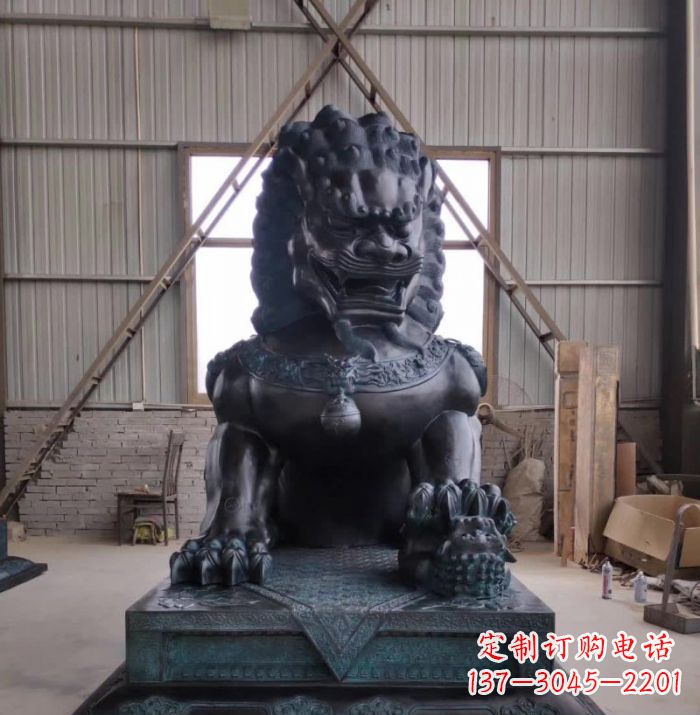 温州中领雕塑狮子铜雕塑,壮丽展现王者之气!