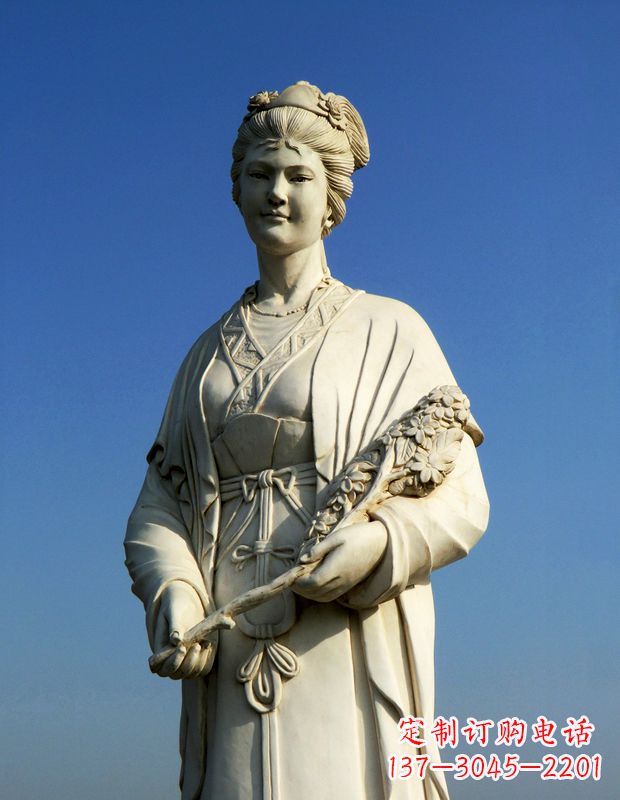 温州领雕塑:精致雕刻,体现经典美女雕像