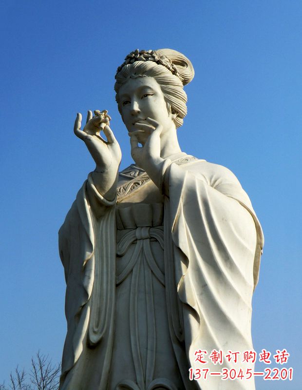 温州精美绝伦的古代美女雕像