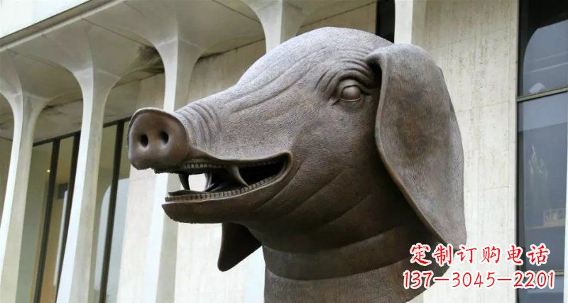 温州中领雕塑十二生肖铜雕,带来家庭的幸福祝福