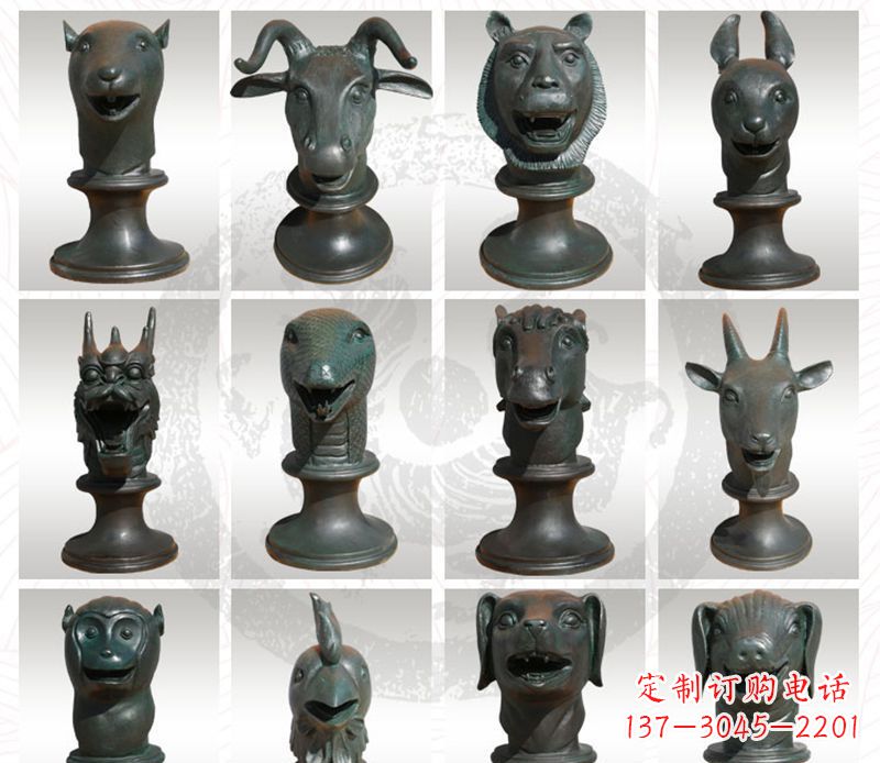 温州限量版十二生肖铜雕塑