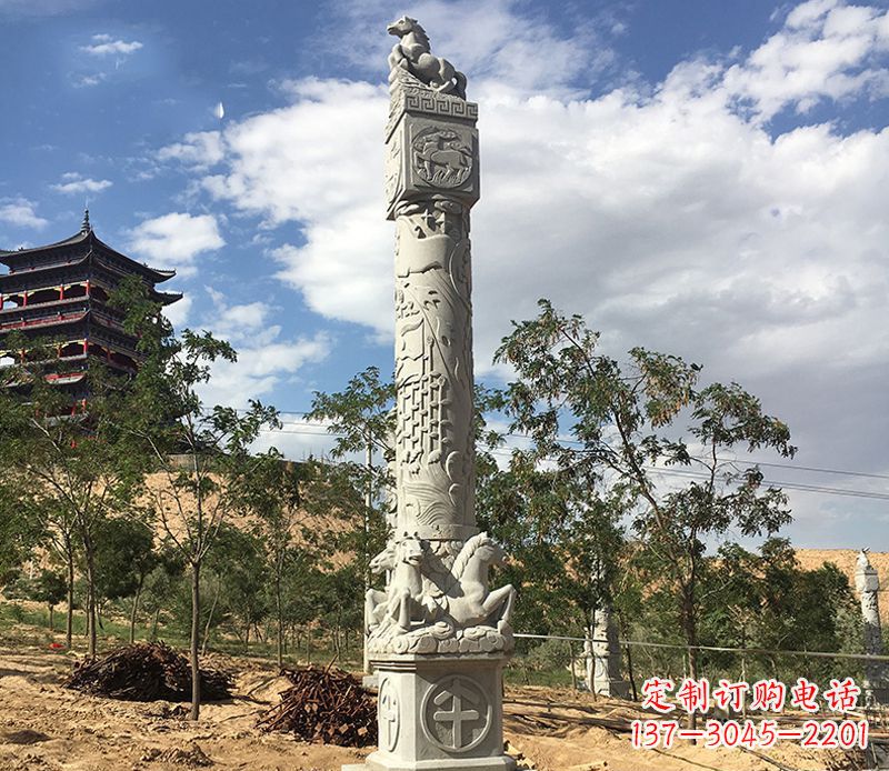 温州十二生肖午马柱石雕,深刻铭刻你的特殊瞬间
